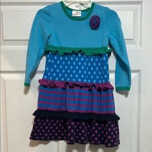 Girls size 5 (110 cm) Hanna Andersson sweater dress